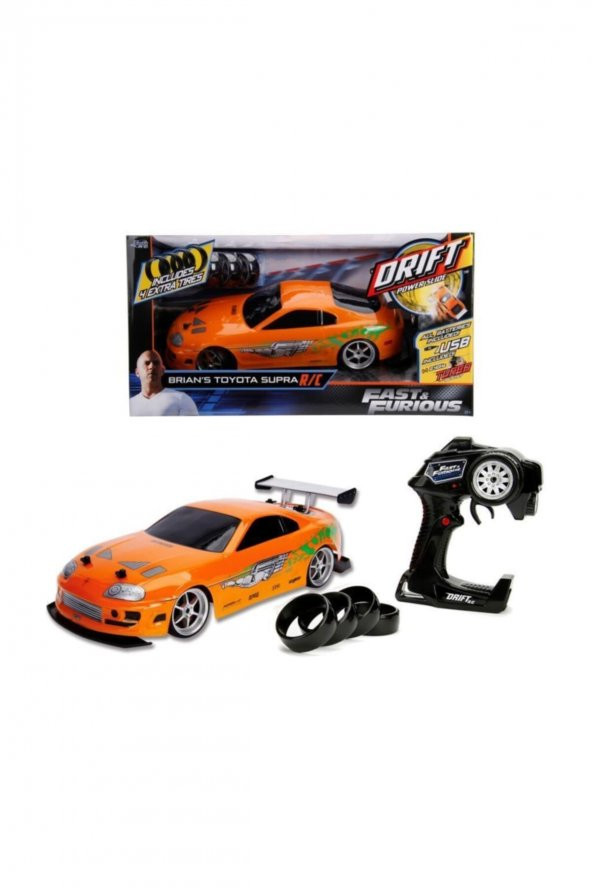 Hızlı Ve Öfkeli Fast & Furious Rc 1995 Toyota Supra Gtr 1:10 Uzaktan Kumandalı Araba 209003 - 4