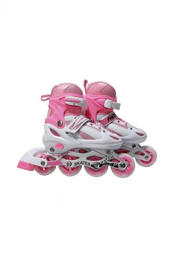 Ayarlanabilir Paten Pembe Renk 34-37 - 1