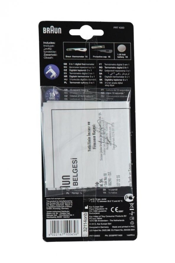 Braun Prt1000 Dijital Ateş Ölçer PRT1000 - 3