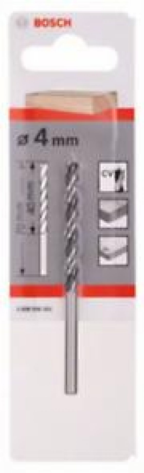 BOSCH Silindir Şaft Ahşap Matkap Ucu 4*70 mm 2.608.596.301 - 2
