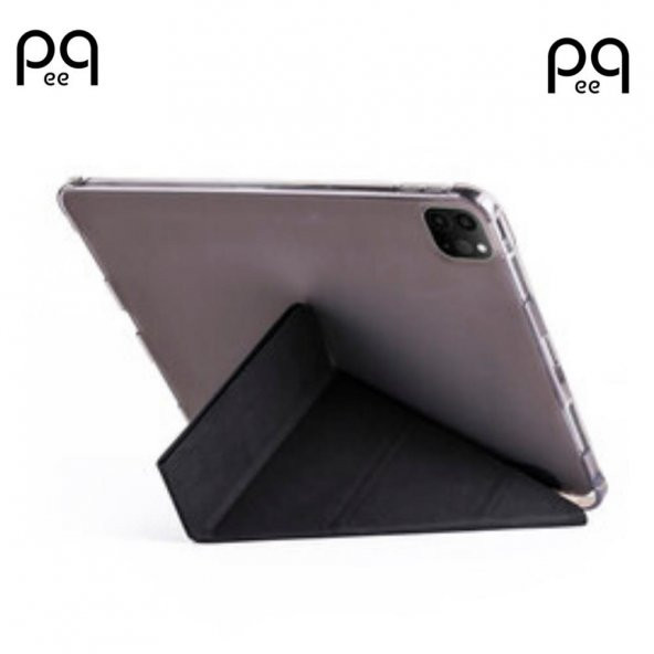 Peeq iPad Pro 11 inç 2021 3. Nesil Stand Olabilen Kalemlik Bölmeli Otomatik Uyku Modlu Akıllı Kılıf - 2