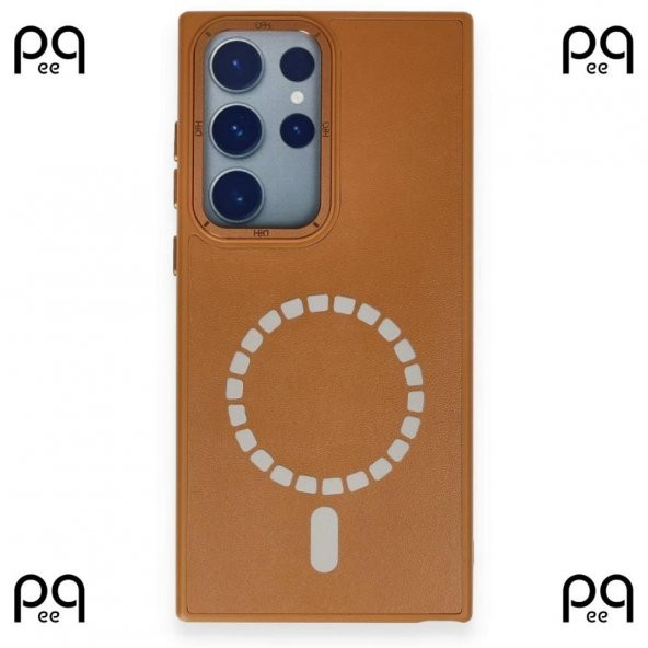 Peeq Samsung Galaxy S23 Ultra Magsafe Koruyucu Kılıf Elegant Luxury Protective Case - 2