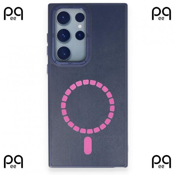 Peeq Samsung Galaxy S23 Ultra Magsafe Koruyucu Kılıf Elegant Luxury Protective Case - 3