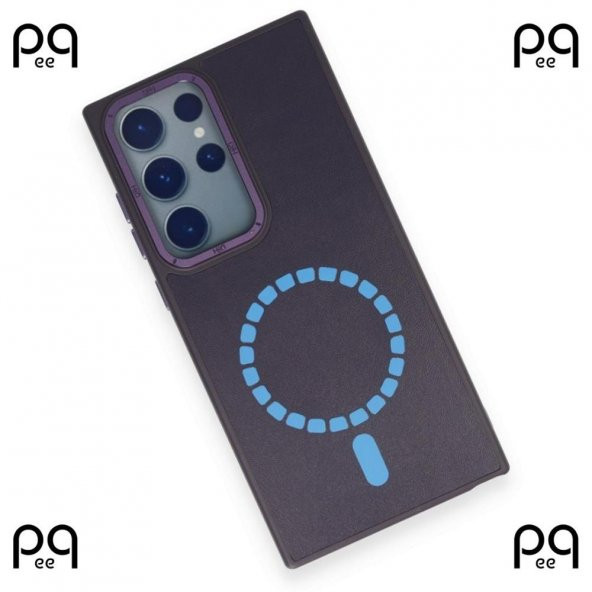 Peeq Samsung Galaxy S23 Ultra Magsafe Koruyucu Kılıf Elegant Luxury Protective Case - 10