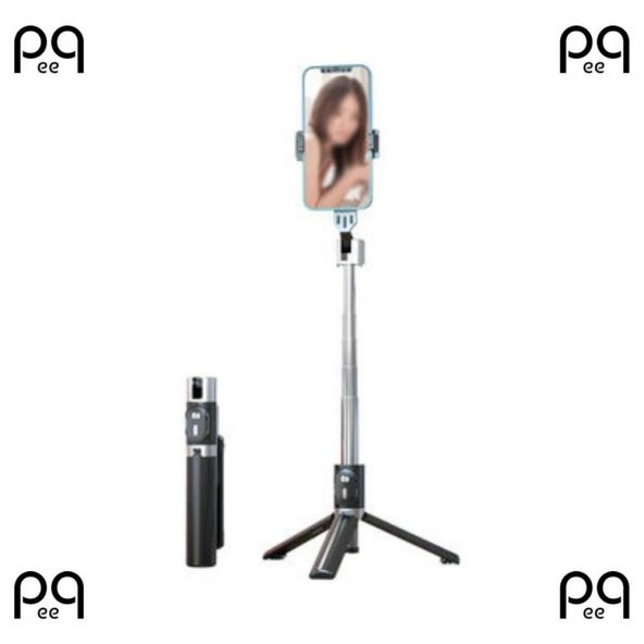 Peeq P60 Çok Fonksiyonlu Kumandalı 360° Dönebilen Selfie Çubuğu