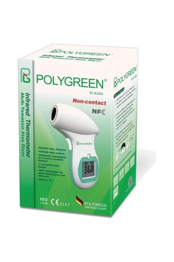 Polygreen Kı 8280 Temassız Ateş Ölçer KI-8280 - 3