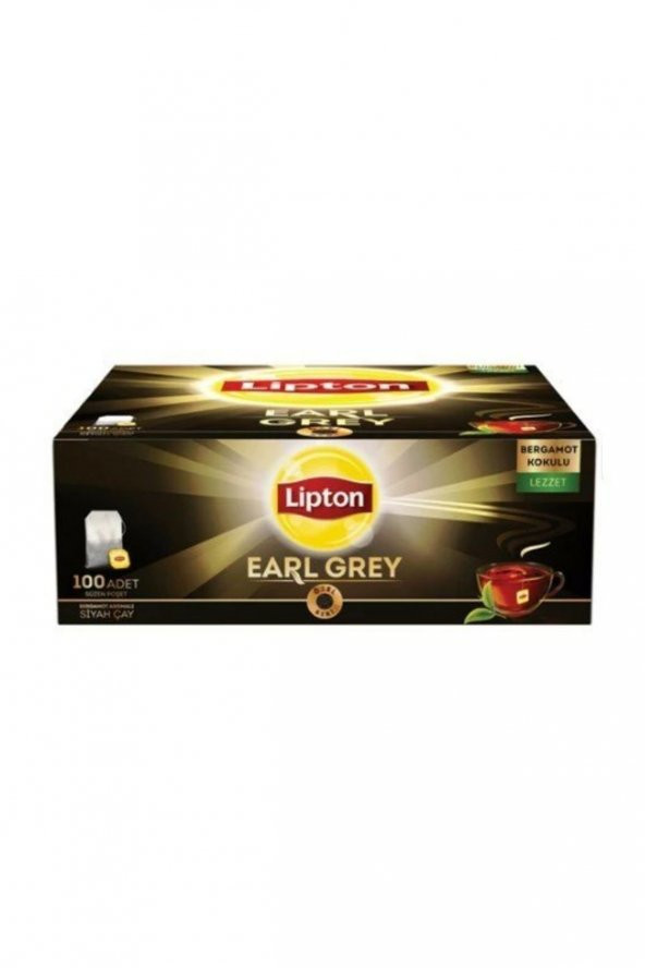 Lipton Earl Grey Bardak Poşet Çay 100'lü