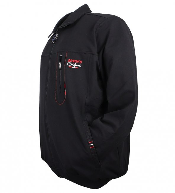 Erkek Büyük Beden Eşofman Takımı Dekons Siyah - 4