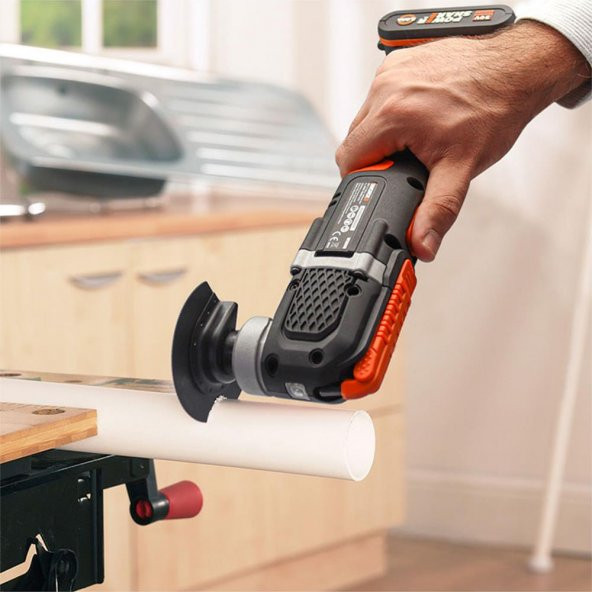 WORX WA5010 Çok Amaçlı Raspalama Makinası İçin 80mm 180˚ Metal, Ahşap, Fiberglas, PVC Universal Kesme Bıçağ - 8