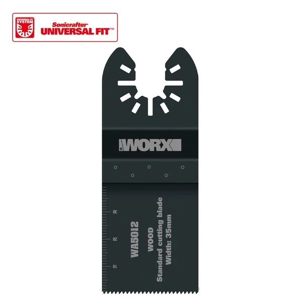 WORX WA5012 Çok Amaçlı Raspalama Makinası İçin 35x40mm Ahşap, Fiberglas, PVC Universal Kesme Bıçağı