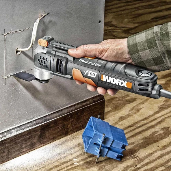 WORX WA4987 Çok Amaçlı Raspalama Makinası İçin 28x40mm Ahşap, Fiberglas, PVC Universal Kesme Bıçağı - 9