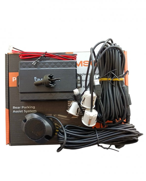 CMSOLAR Park Sensörü 18mm Beyaz Ses İkazlı (Buzerli) - 3