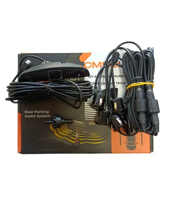 CMSOLAR Park Sensörü 18mm Siyah Dijital Ekranlı - 2