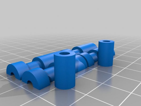 Eksenli Ryft Rbx10 Sway Bar Adaptörleri Ve Losi Kaya Rey Sway Bar İçin Sınır Burçları Plastik Aparat - 1