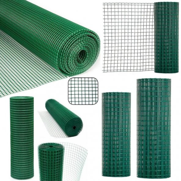 PVC PUNTALI 25*25 GÖZ 150 CM 25 METRE GÖZ ARALIKLI KAFES TELİ KÜMES TELİ TAVUK TELİ ÇİT TELİ - 3