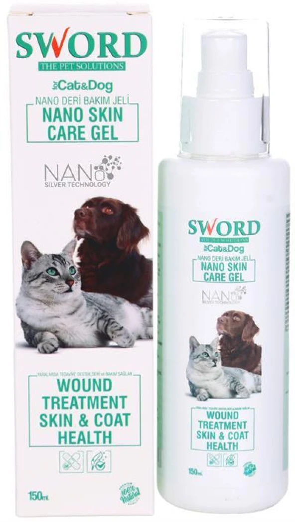 Sword Kedi - Köpek Nano Skin Care Gel Deri Bakım Jeli 150ml