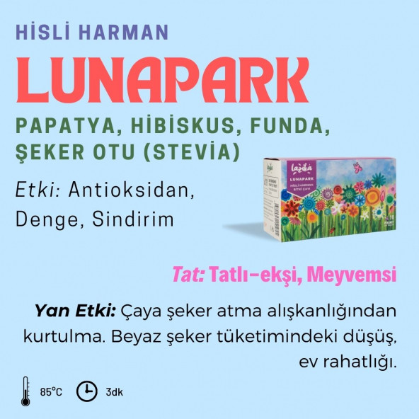 LAZİKA Hisli Harman Bitki Çayı LUNAPARK - 3