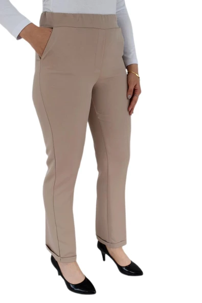 Kadın Duble Paça Kumaş Pantolon BGL-ST02695 - Resim 5