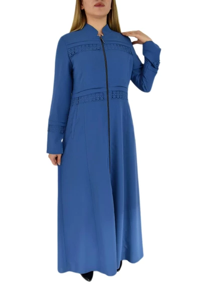 Kadın Fermuarlı Ferace BGL-P3046 - 3