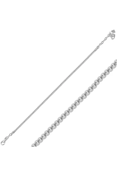 Lilarote Pırlanta Top Top Beyaz Altın Bileklik