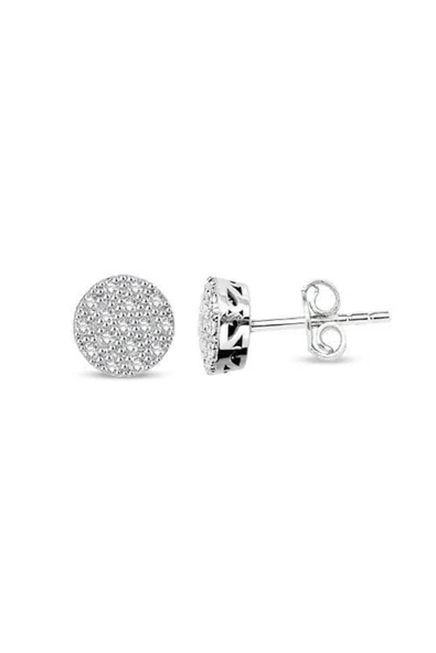 0.23 Ct Pırlanta Coronet Küpe - 1