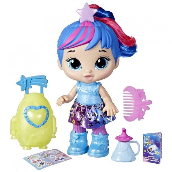 Baby Alive Star Besties Yıldız Skylar F7359 Oyuncak Bebek