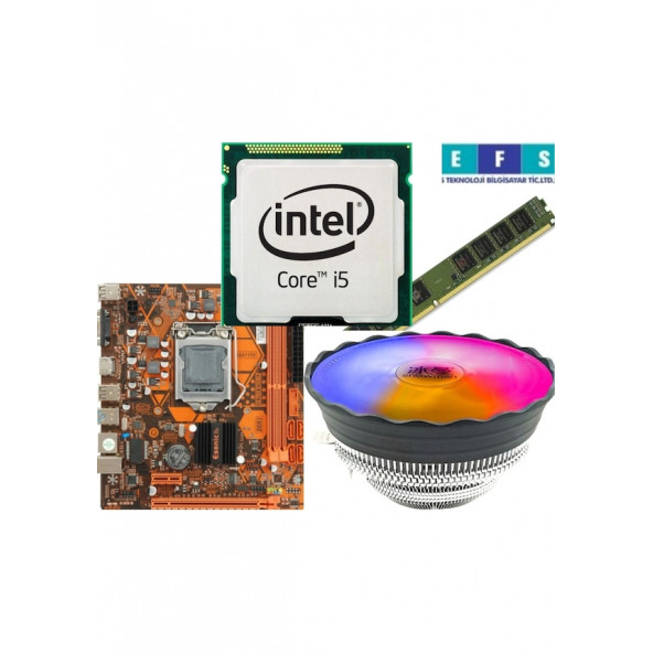 Intel Core I5 3470+esonic H61fhl+m120 Fan+8 Gb Ram