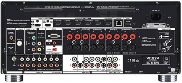 Onkyo TX-RZ50 M2 9.2 Kanal THX AV Receiver Siyah - 2