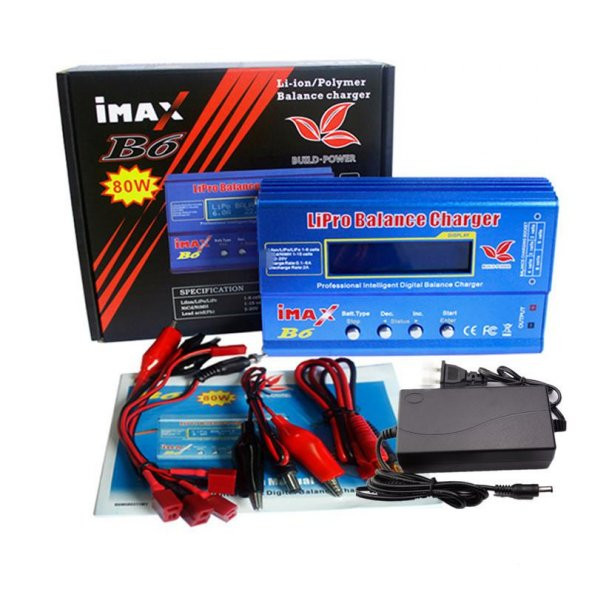 İmax B6 80w Lipo Pil Şarj Cihazı-Adaptörlü - 1