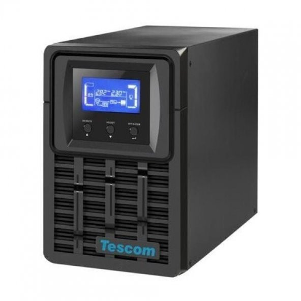 teos+ 1kva on line ups 1f / 1f (2x 9ah akü) 5-10 dak. [900040340]