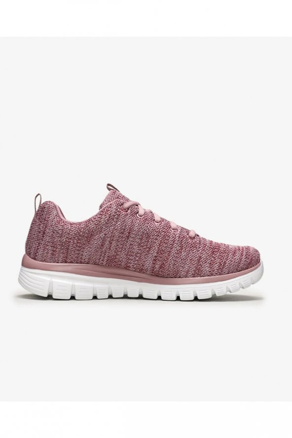 Skechers GRACEFUL-TWİSTED FORTUNE Kadın Pembe Spor Ayakkabı - 12614 MVE - 2