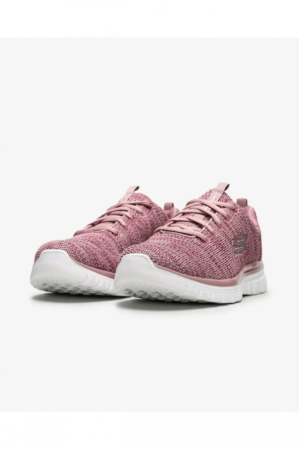 Skechers GRACEFUL-TWİSTED FORTUNE Kadın Pembe Spor Ayakkabı - 12614 MVE - 3