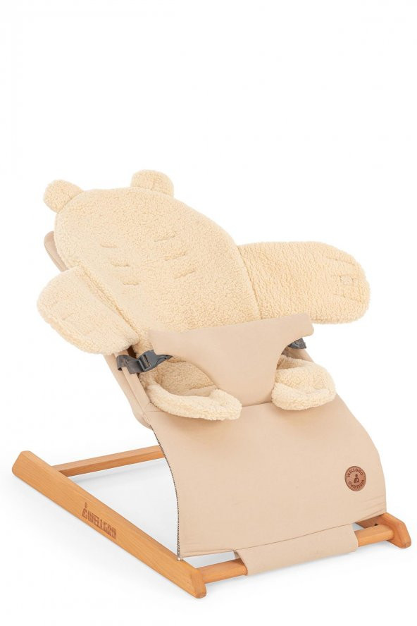 Wellgro Teddy Bear Çok Fonksiyonlu Peluş Ped, Bebek Arabası Minderi - 3