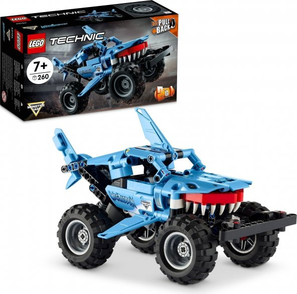 LEGO® Technic Monster Jam™ Megalodon™ 42134 – 7 Yaş ve Üzeri Araçları Seven Çocuklar İçin 2’si 1 Ara