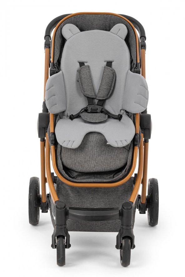 Wellgro Teddy Bear Çok Fonksiyonlu Penye Ped, Bebek Arabası Minderi - 7