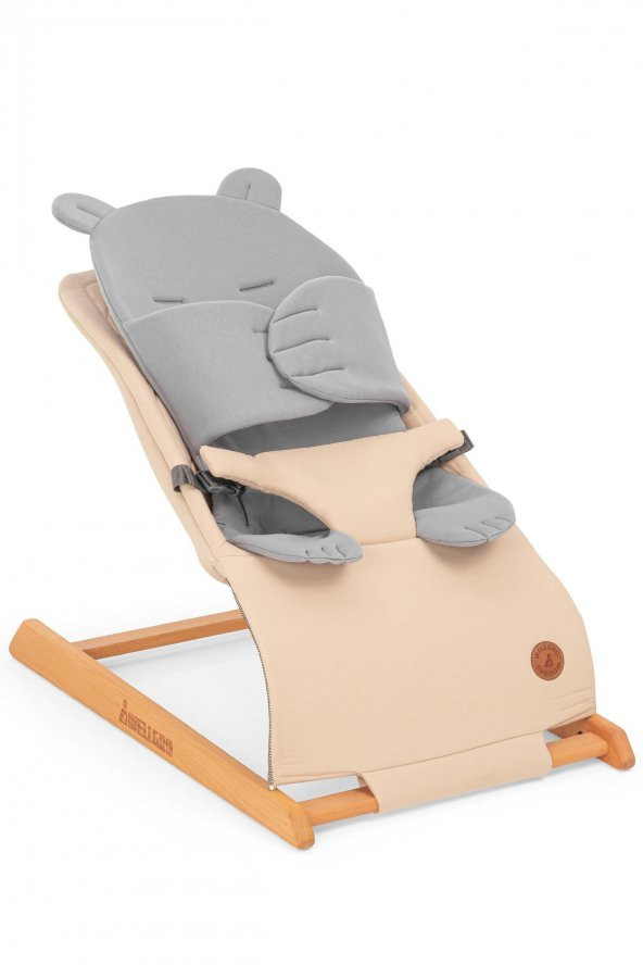 Wellgro Teddy Bear Çok Fonksiyonlu Penye Ped, Bebek Arabası Minderi - 9
