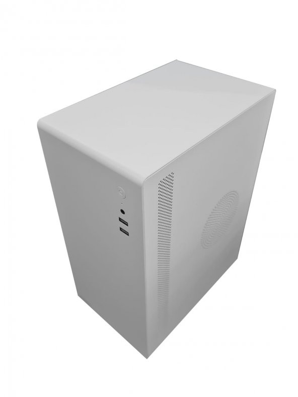 Turbox V200 USB 2.0 250W 300W mATX Bilgisayar Kasası Beyaz - 5