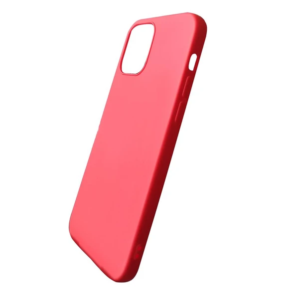 Nxe Desing Apple iPhone 12 Silikon Kılıf (6.7") - Kırmızı - Resim 3