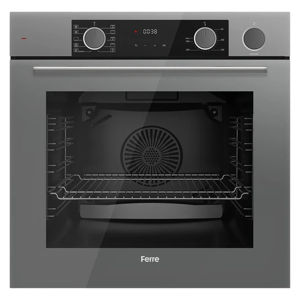 Ferre STEAMART&FRYART Serisi Buharlı Pişirme Gri Set (ED078 + XE64CPR +D079 ) - 3