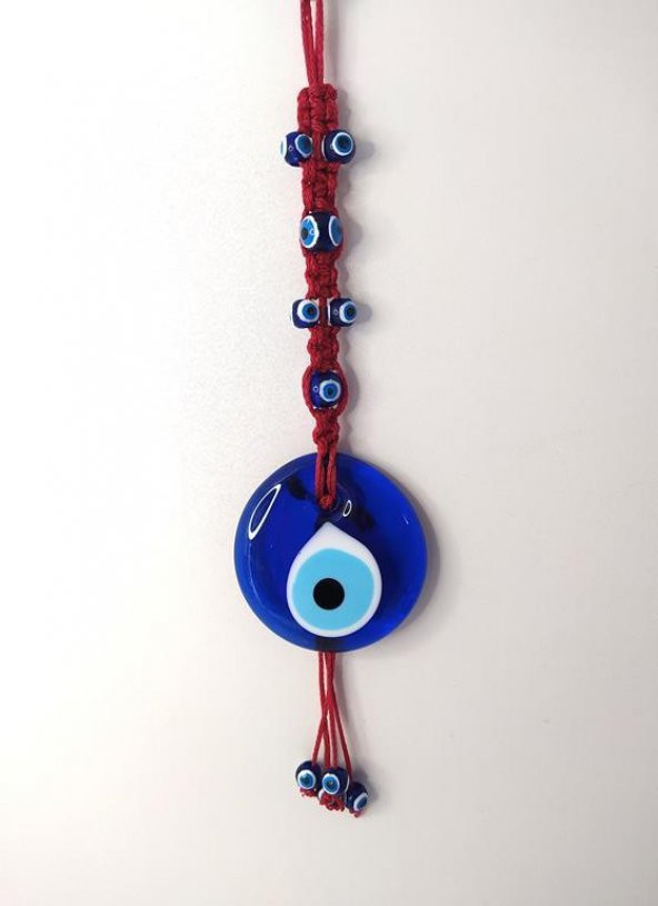 Cam Nazar Kötü Göz Kovucu Hand Made Ağaç Duvar Dekorasyonu Makrome Nazarlık Duvar Ağaç Ev Süsü - 3
