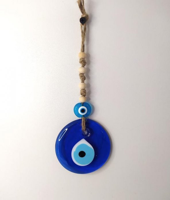 Cam Nazar Kötü Göz Kovucu Hand Made Ağaç Duvar Dekorasyonu Hasır Nazarlık Duvar Ağaç Ev Süsü