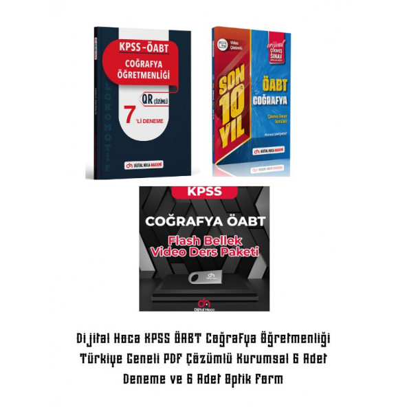 KPSS-ÖABT Coğrafya Öğretmenliği (120 Saat Anlatım 3 Süper Kitap) - 2