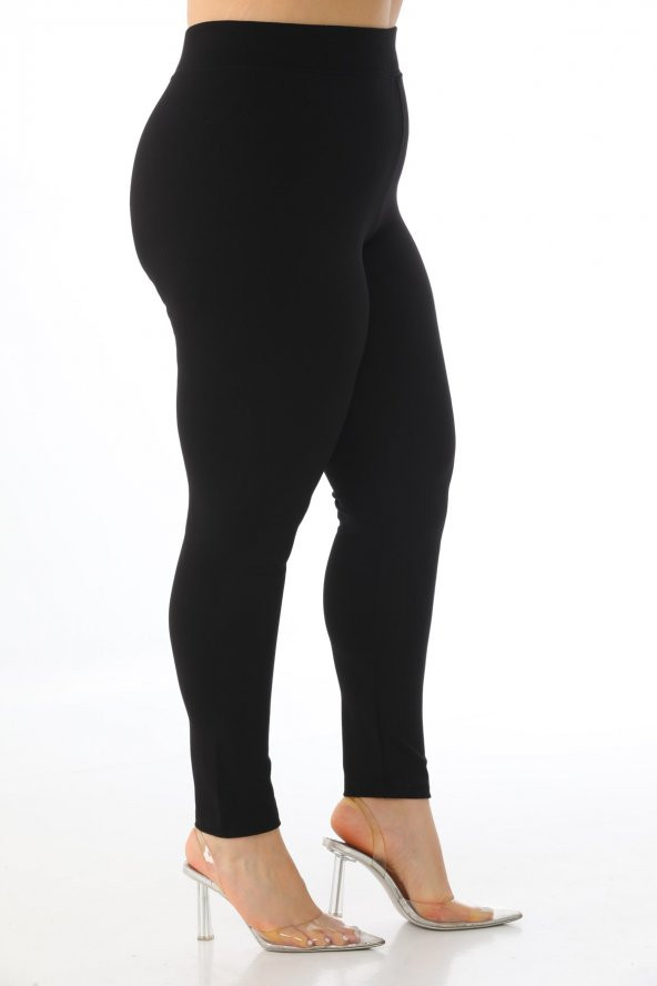 Kadın Büyük Beden Yüksek Bel Tayt - 3