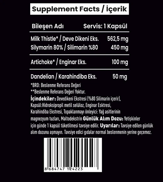 Zeus Nutrıtıon Liv52 60 Tablet Karaciğer Koruyucu - 2