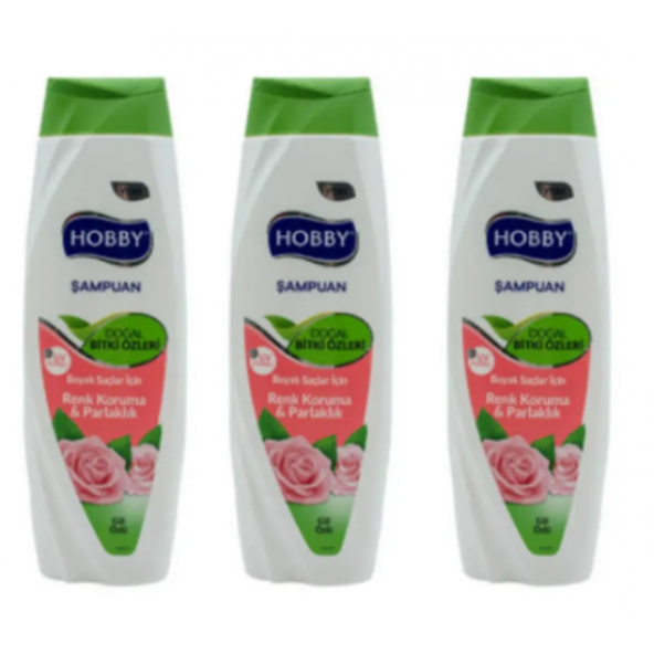 Hobby Doğal Bitki Özleri Şampuan X3 600ml
