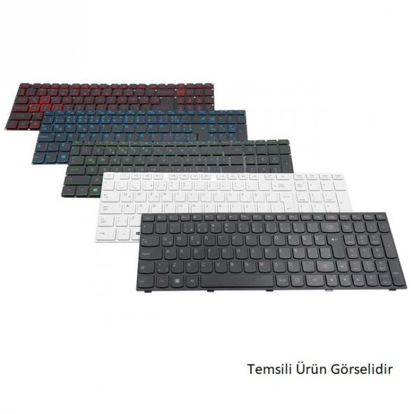 Dell inspiron 5490 5491 Notebook Klavye / Siyah - TR ışıklı
