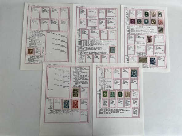 Bulgaristan Posta Pulu Lotu 800 Adet G05 - 6