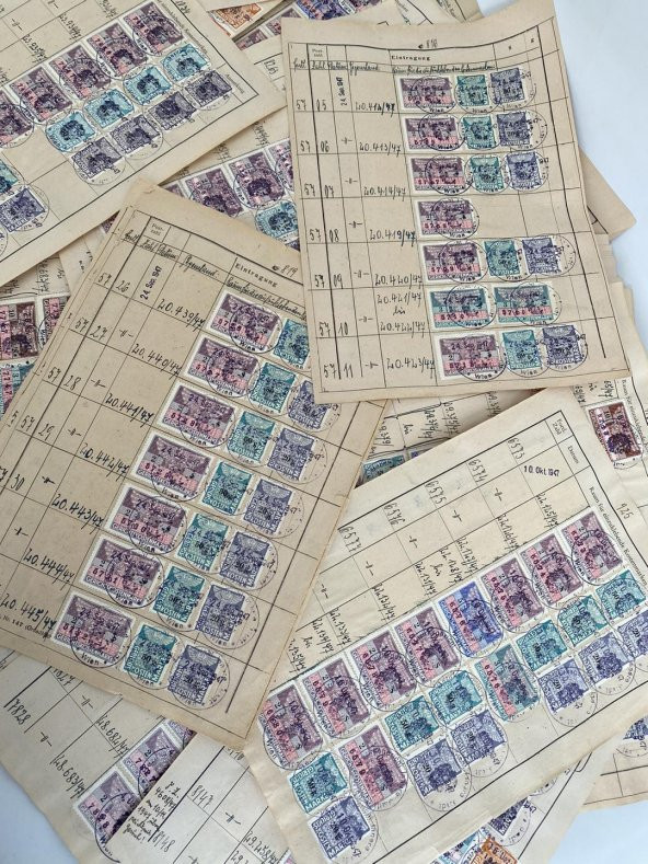 Almanya Gerichtskostenmarken Posta Pulu Lotu 4550 Adet G09 - Resim 4