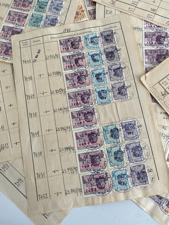 Almanya Gerichtskostenmarken Posta Pulu Lotu 4550 Adet G09 - Resim 6