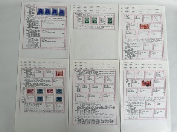 Yugoslavya Posta Pulu Lotu 310 Adet G04 - Resim 3